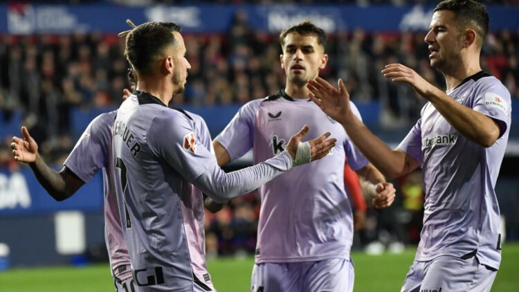 Athletic se asienta en puestos de Champions tras remontar ante Osasuna