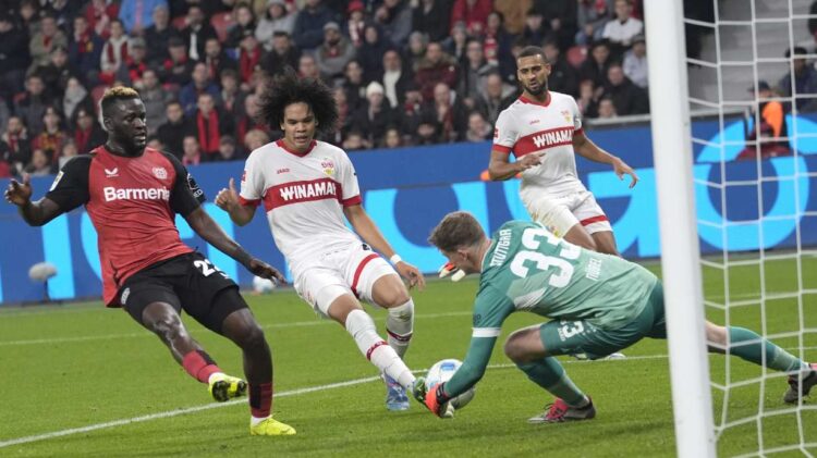 Bayer Leverkusen choca con el muro del Stuttgart (0-0)