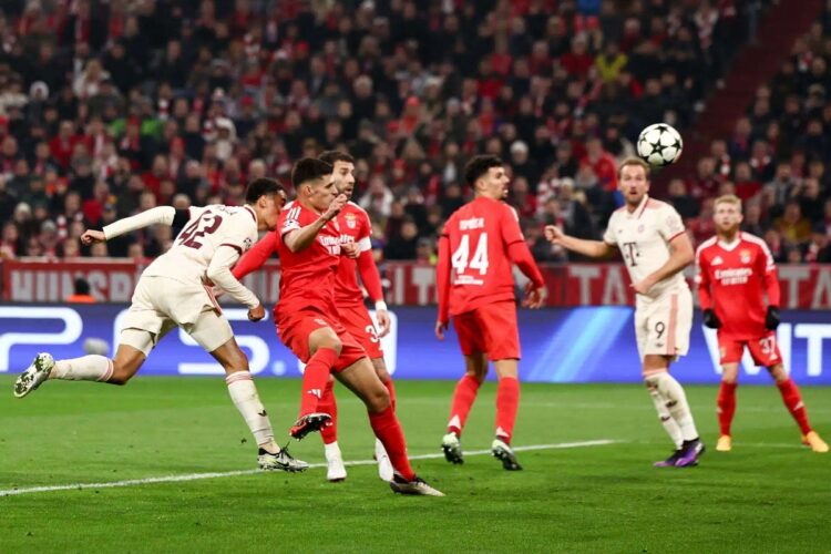 Musiala salva el triunfo del Bayern Múnich ante el Benfica