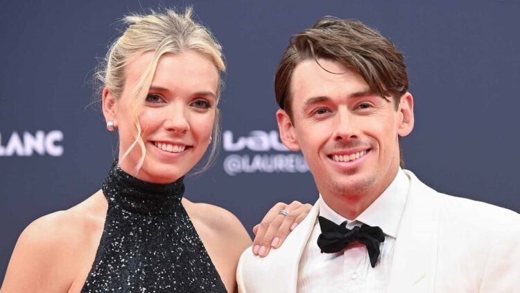 Los tenistas Alex de Miñaur y Katie Boulter anuncian su compromiso