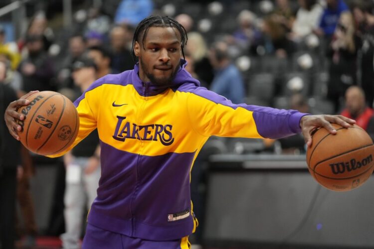 Lakers pasan a Bronny James a la G-League, liga de desarrollo de la NBA