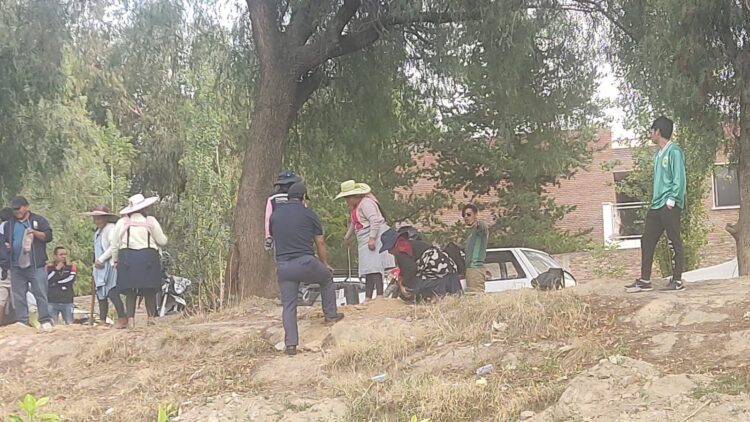 Vecinos de Linde Sur, Cochabamba, reforestaron la zona, luego de tala causada por regantes.