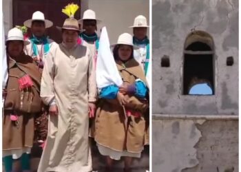 Pobladores de Uru Chipaya denuncian el robo de dos campanas de la iglesia Santa Ana.