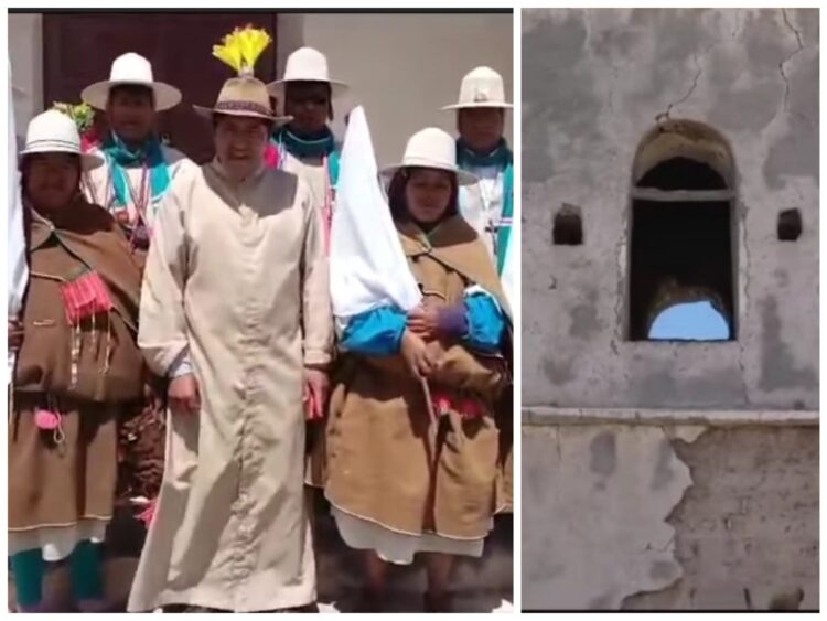 Pobladores de Uru Chipaya denuncian el robo de dos campanas de la iglesia Santa Ana.