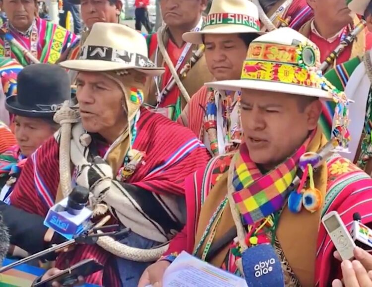 Ramiro Cucho, dirigente evista, fue aprehendido por la Policía en Potosí