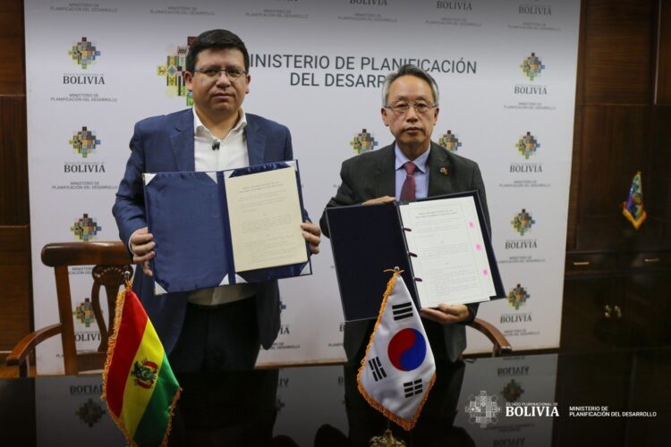 Bolivia asegura créditos de $us 1.000 millones de Corea para proyectos estratégicos