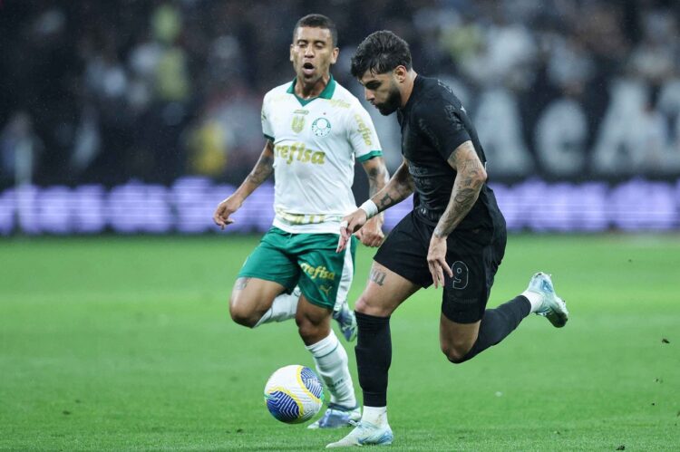 Corinthians derrota 2-0 al Palmeiras, que se aleja del título del Brasileirao