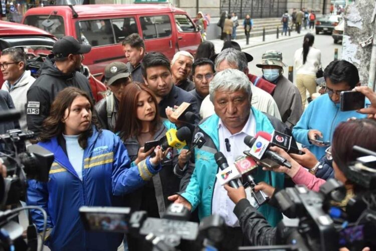 El alcalde de La Paz, Iván Arias,.