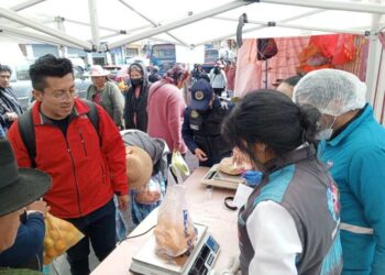En el marco del plan Mercados Seguros, el fin de semana comenzaron los controles en mercados de La Paz.