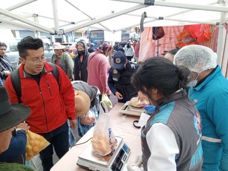 En el marco del plan Mercados Seguros, el fin de semana comenzaron los controles en mercados de La Paz.
