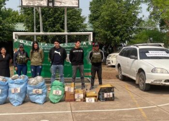 La FELCN incauta más de 82 kilos de marihuana de un punto de acopio