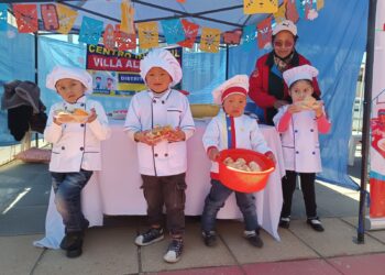 Niños de guarderías infantiles revalorizan la celebración de Todos Santos.