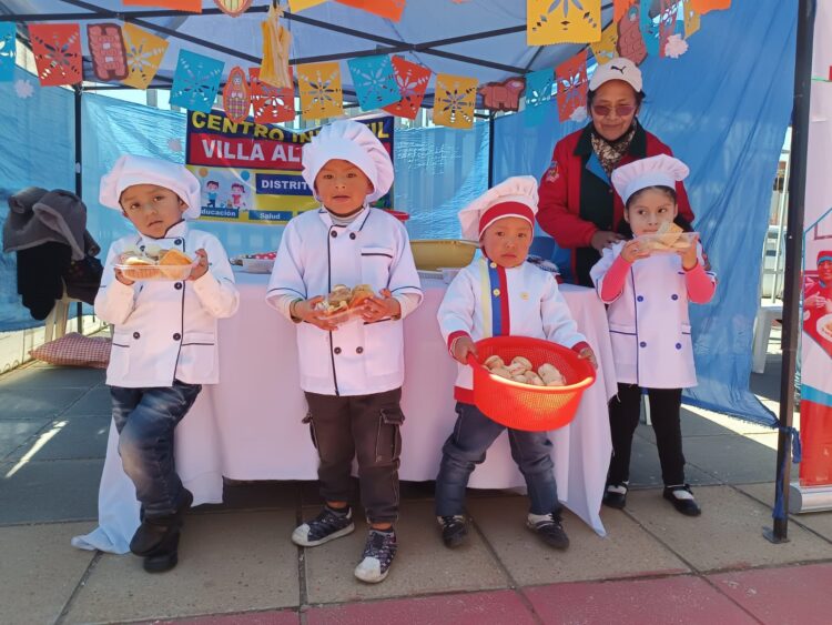 Niños de guarderías infantiles revalorizan la celebración de Todos Santos.