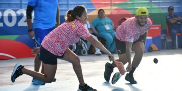 Rengifo y Villegas obtienen bronce para Bolivia en frontball