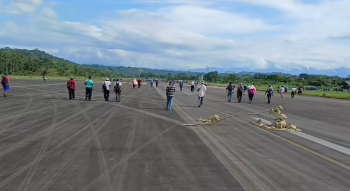 Montaño denuncia que evistas continúan en el aeropuerto de Chimoré