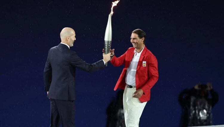 París rinde honores a Nadal en la apertura de los Juegos Olímpicos