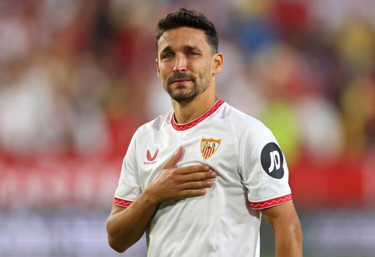 Jesús Navas, una visita al Bernabéu para colgar las botas