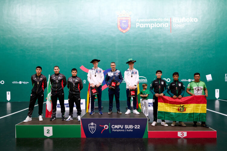 Bolivia obtiene el tercer lugar en el Mundial de Pelota Vasca en España