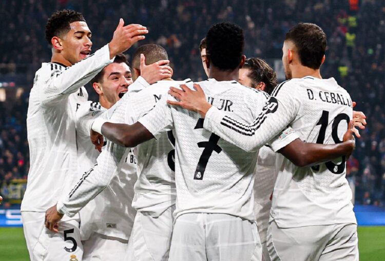 La BMV conduce al Real Madrid a la victoria en Bérgamo, Mbappé lesionado