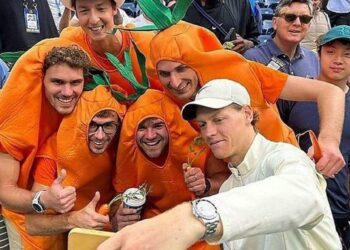 Italia se rinde a la ‘Sinnermania’, la dulce euforia del N.1 mundial