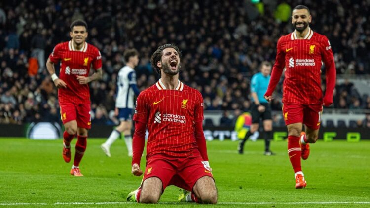 Liverpool golea 6-3 en visita al Tottenham con un sensacional Salah