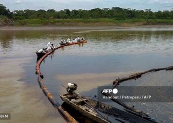 Derrame de crudo en amazonía peruana