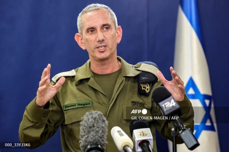 Daniel Hagari, portavoz del ejército israelí