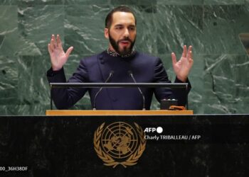 El presidente de El Salvador, Nayib Bukele