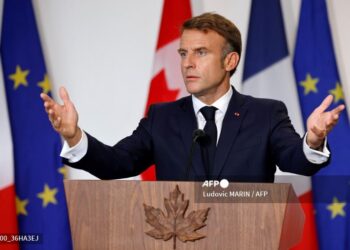 Macron habló de la crisis en Líbano