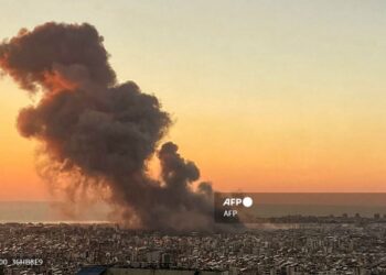 Bombardeo israelí en Beirut