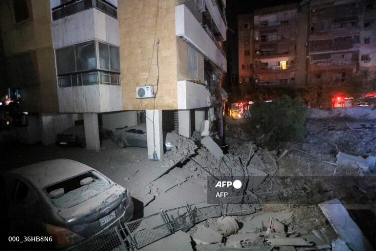Israel bombardeó el sur de Beirut