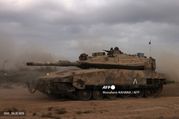 Un tanque disparó contra el cuartel de los cascos azules