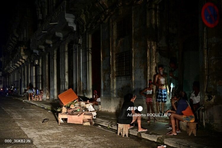 El apagón fue total en Cuba