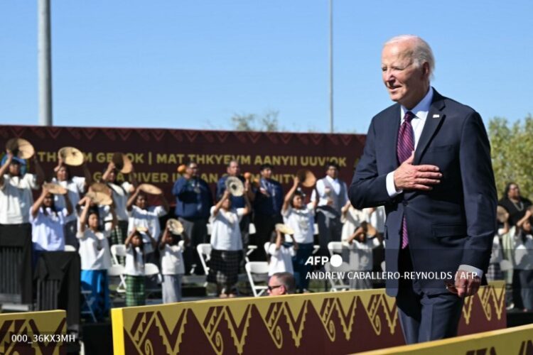 Biden habló ante la comunidad indígena del río Gila