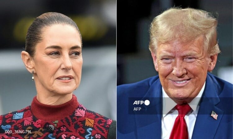La presidenta de México desmintió a Trump