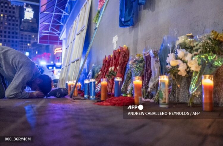 Instalaron un altar en honor a los fallecidos