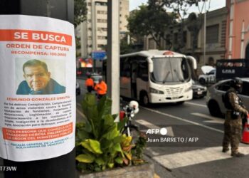 En Caracas hay carteles con la foto de Gonzáles Urrutia