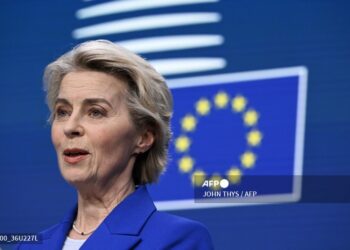 La presidenta de la Comisión Europea, Ursula von der Leyen