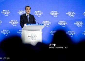 El vice primer ministro chino, Ding Xuexiang en Davos