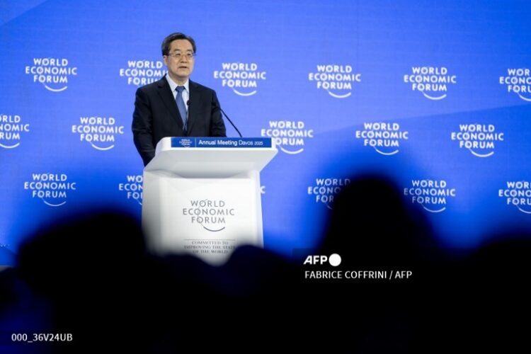 El vice primer ministro chino, Ding Xuexiang en Davos
