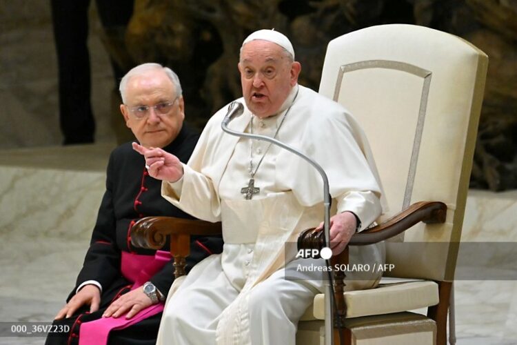 El papa recordó a los periodistas muertos