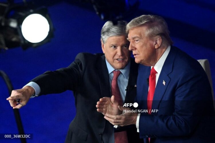 Trump en una entrevista en Fox News
