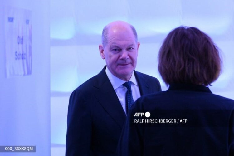 El canciller alemán, Olaf Scholz