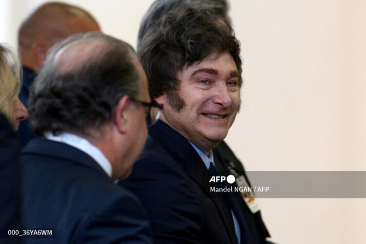 Javier Milei está de visita en Estados Unidos