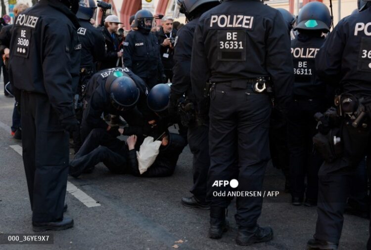 Hubo protestas en algunas ciudades alemanas