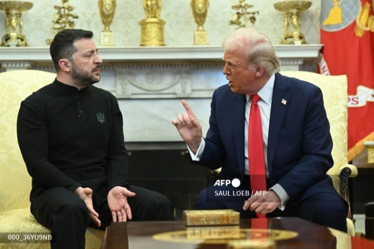 Trump y Zelenski tuvieron un fuerte cruce de palabras