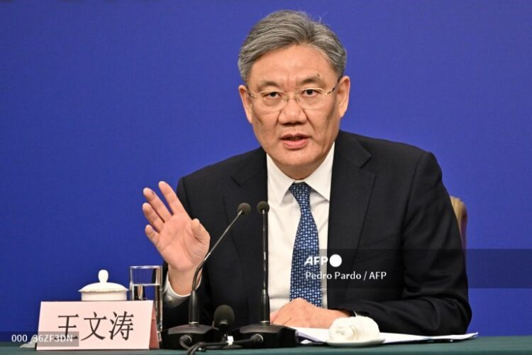 Wang Wentao, ministro de Comercio de China