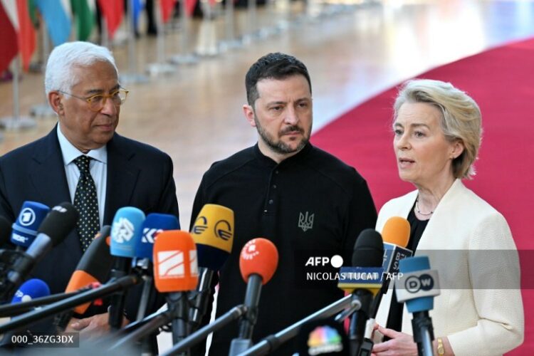 La presidenta de la Comisión Europea, Ursula von der Leyen