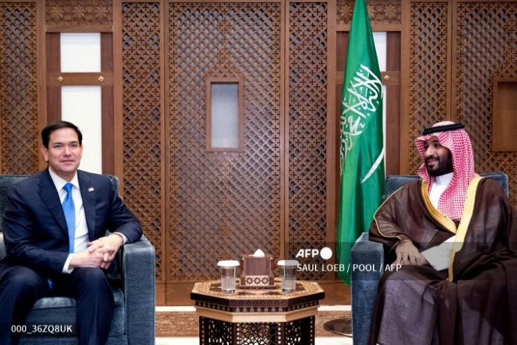 Marco Rubio llegó a Arabia Saudita