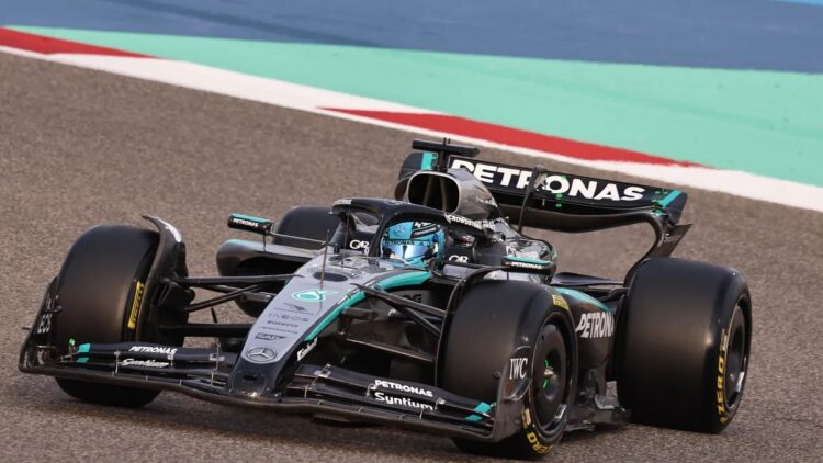 Russell domina el último día de los ensayos de pretemporada de F1